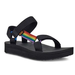 Teva Sandals Size 11 Midform Universal Pride Rainbow